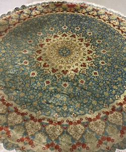 ペルシャ絨毯 円形ラグマット
